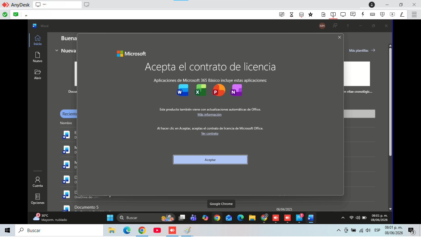 Instalación de Office