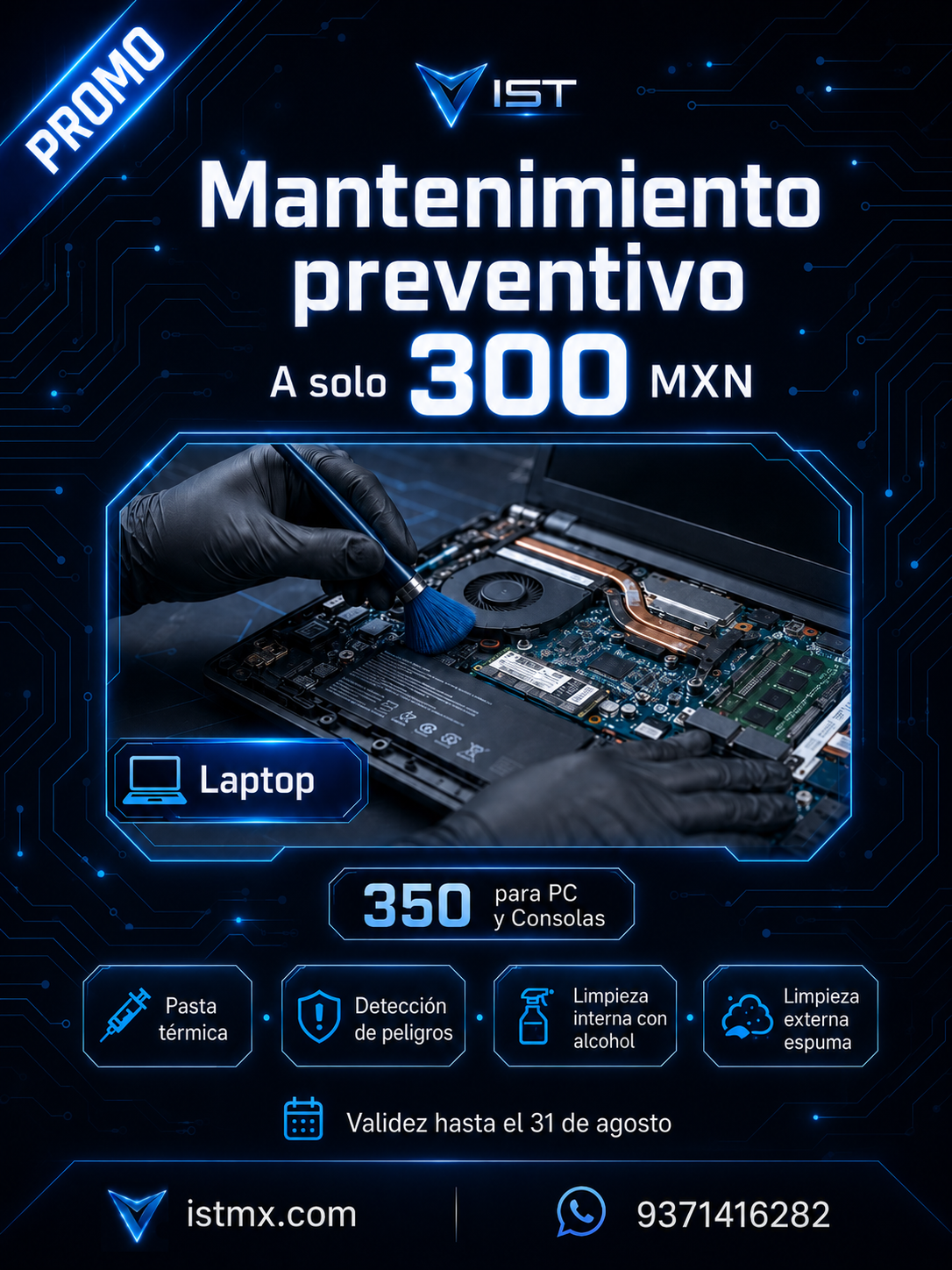 Descuento en mantenimiento preventivo