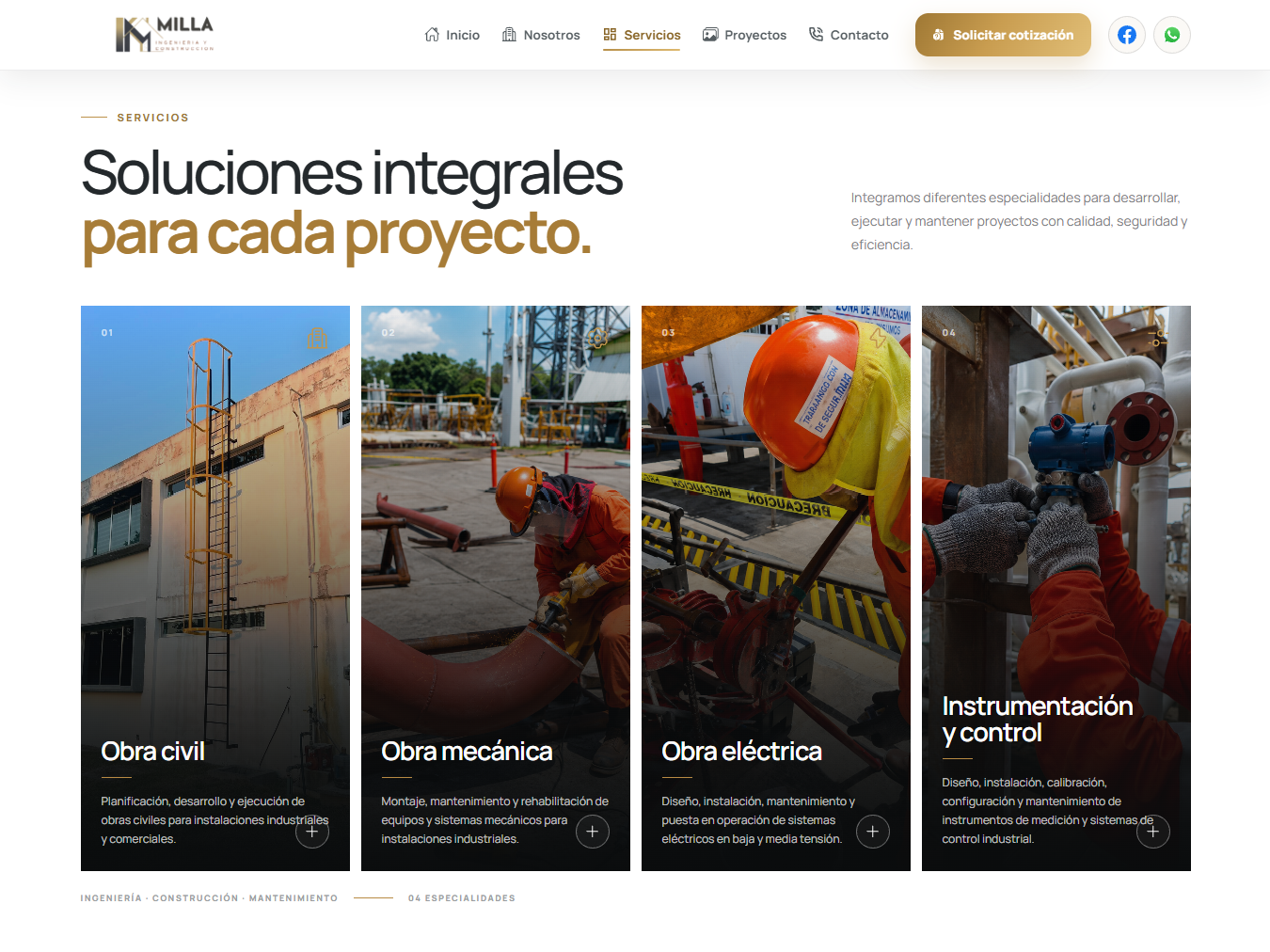 Servicios MILLA Ingeniería y Construcción