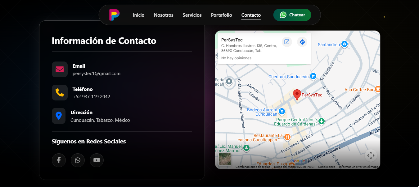 Contacto PerSysTec
