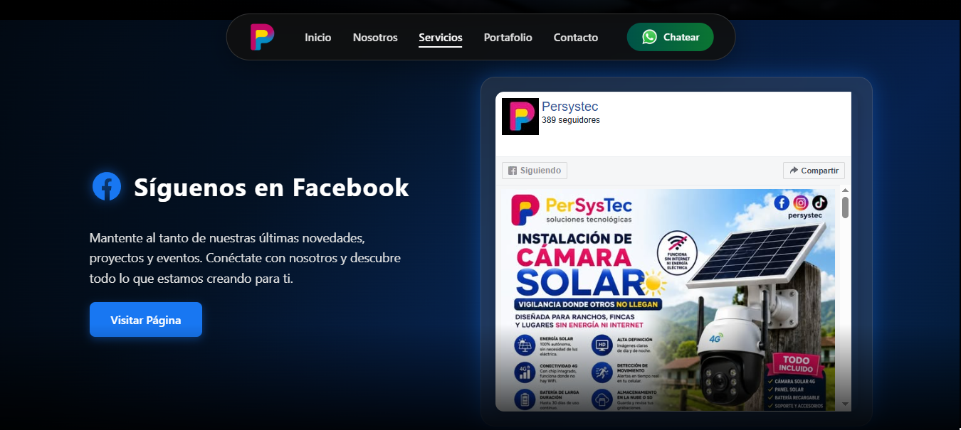 Redes sociales PerSysTec