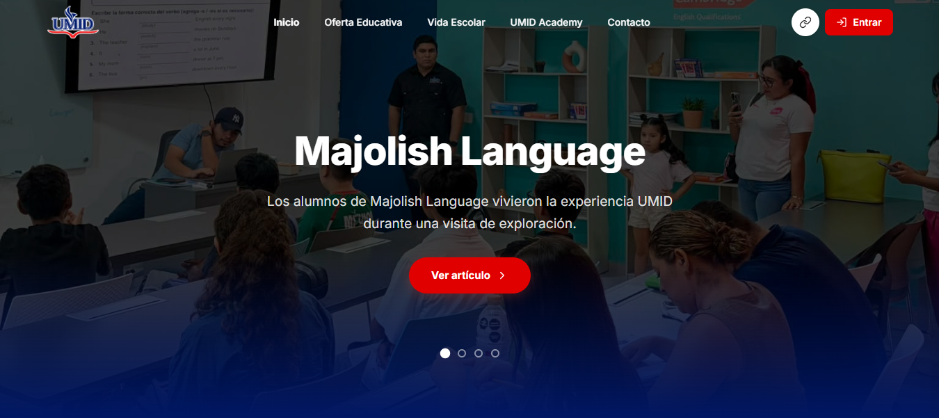 Página de inicio UMID